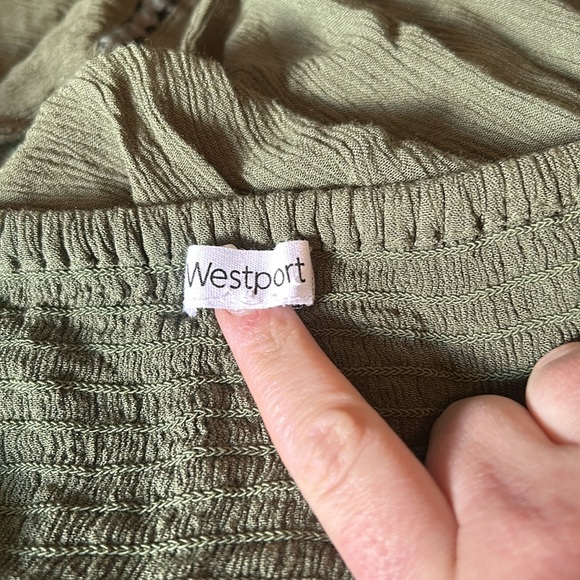 Westport boho style gauze long sleeve top - Picture 2 of 3